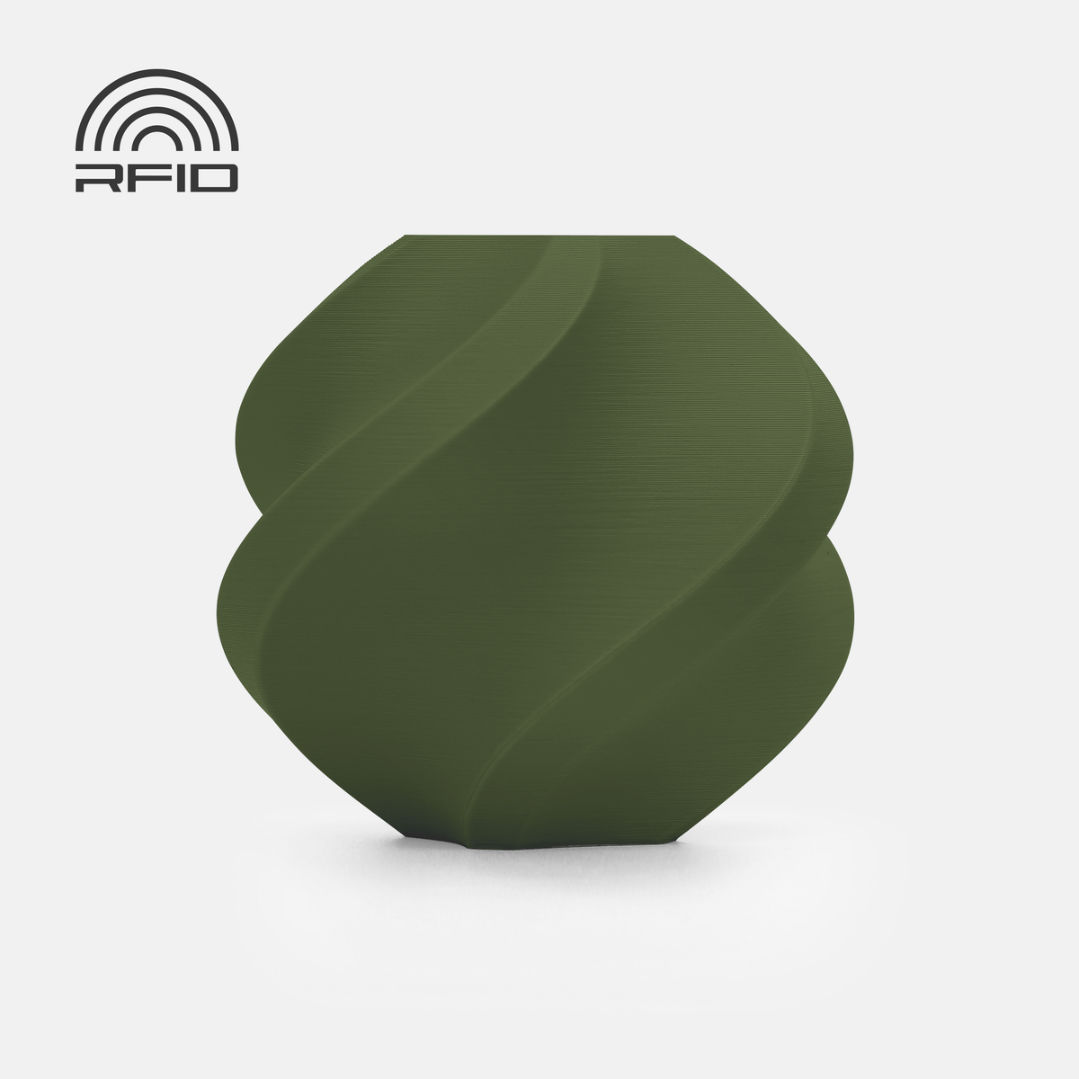 Bambu Lab PLA Matte Dark Green 1.75mm PLA filament